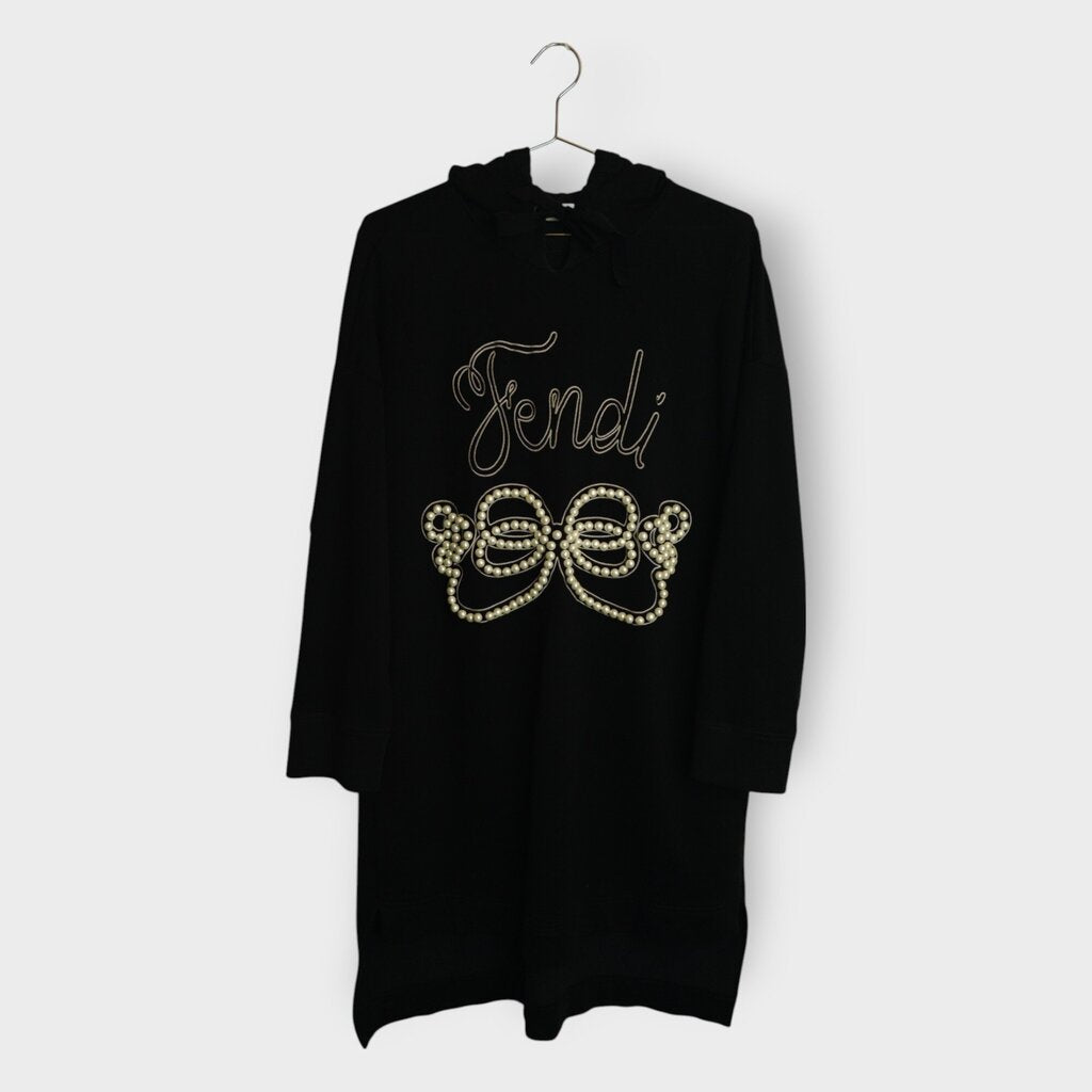 Jersey Longline Pearl Hoodie