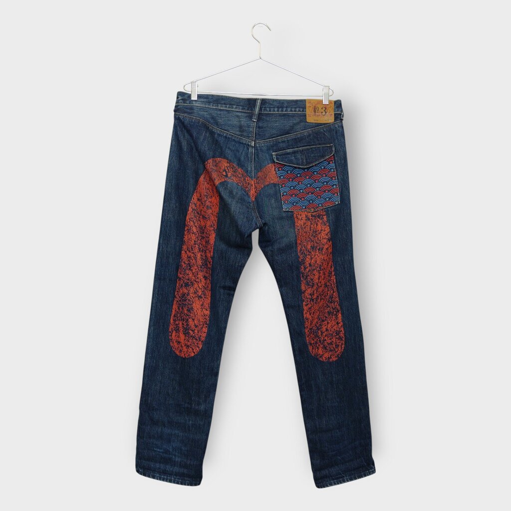 Dark Wash Logo Detail Jeans