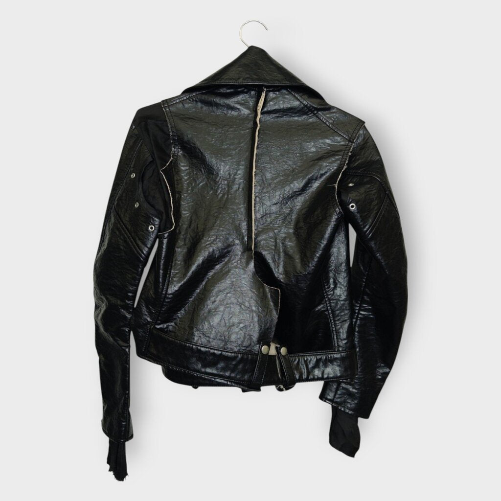 PVC Reconstructed Double Riders Jacket