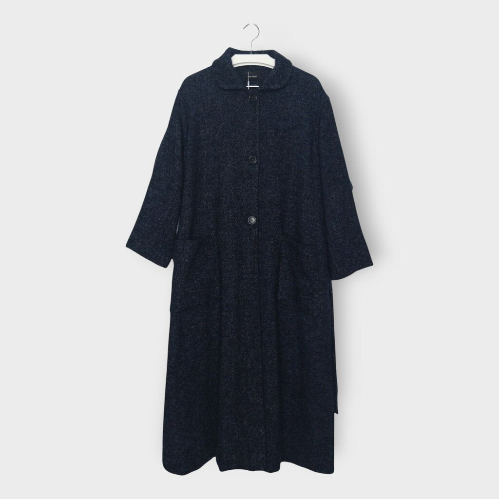 Wool Blend Longline Coat