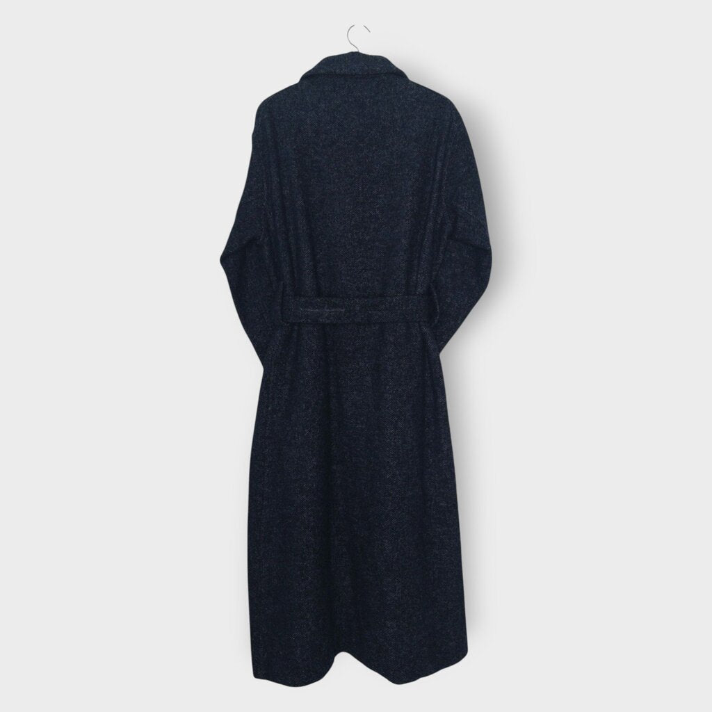 Wool Blend Longline Coat