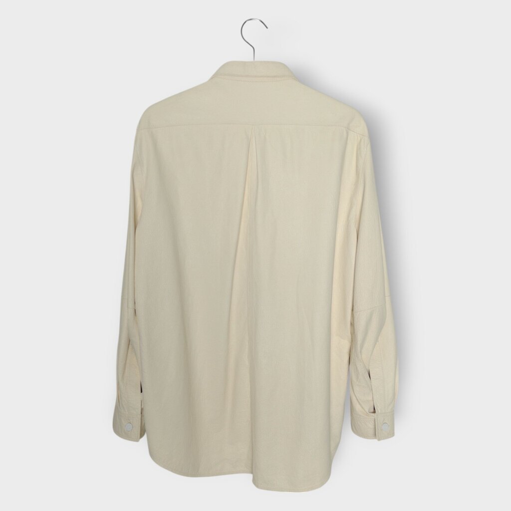 Crinkle Leather Shirt