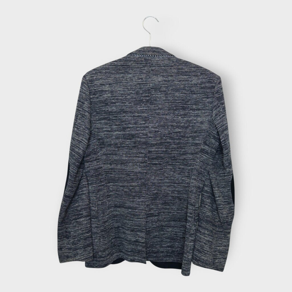 Mottled Elbow Patch Blazer