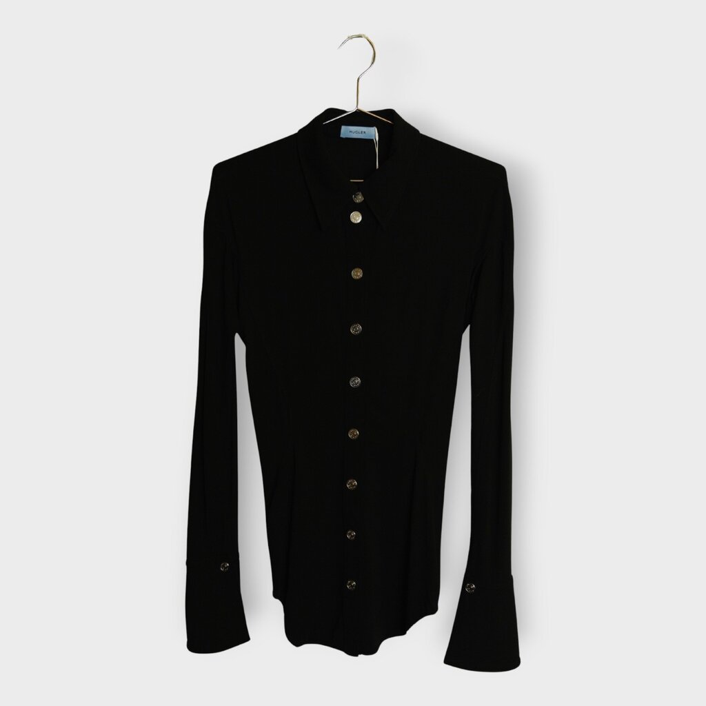 Push Stud Collar Top
