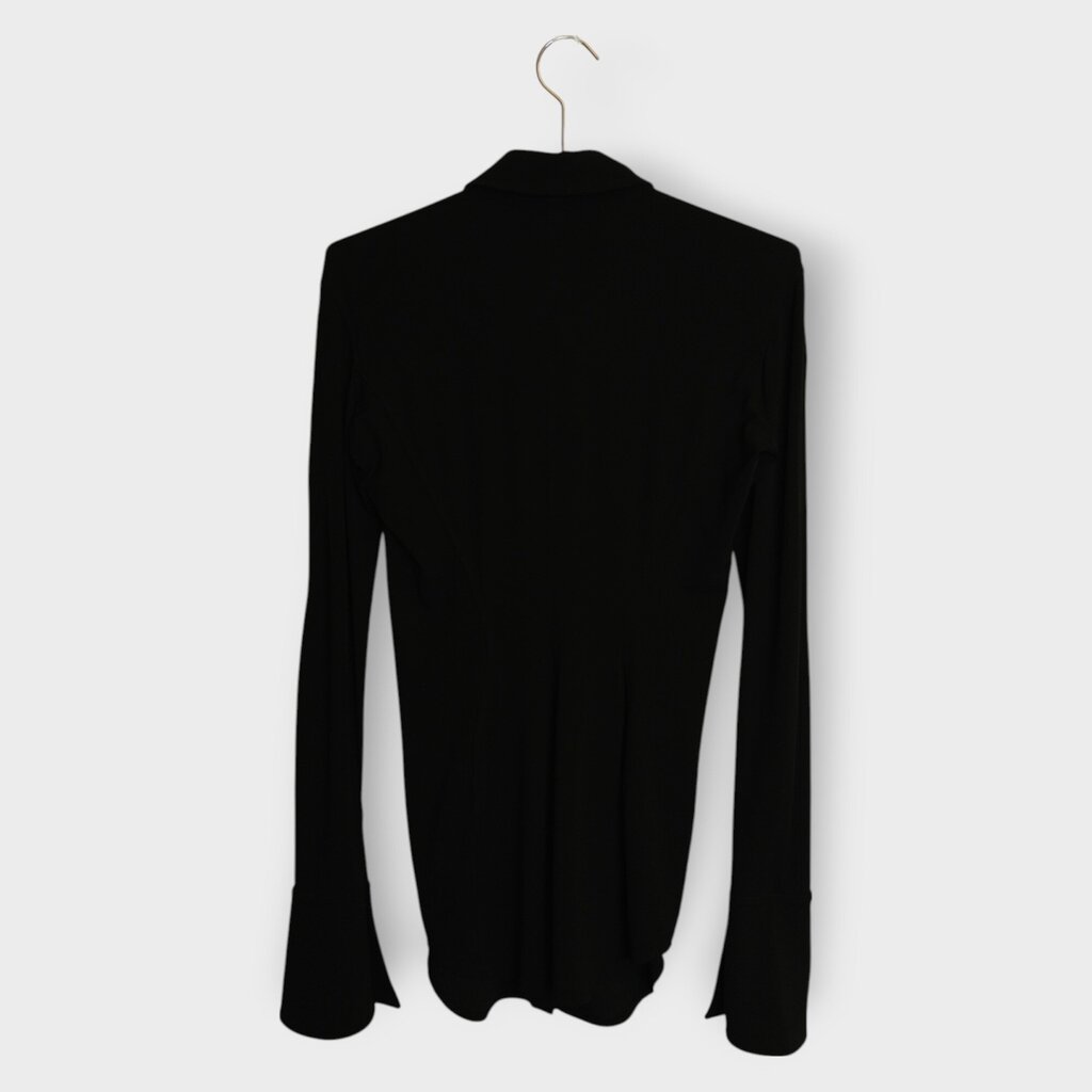Push Stud Collar Top