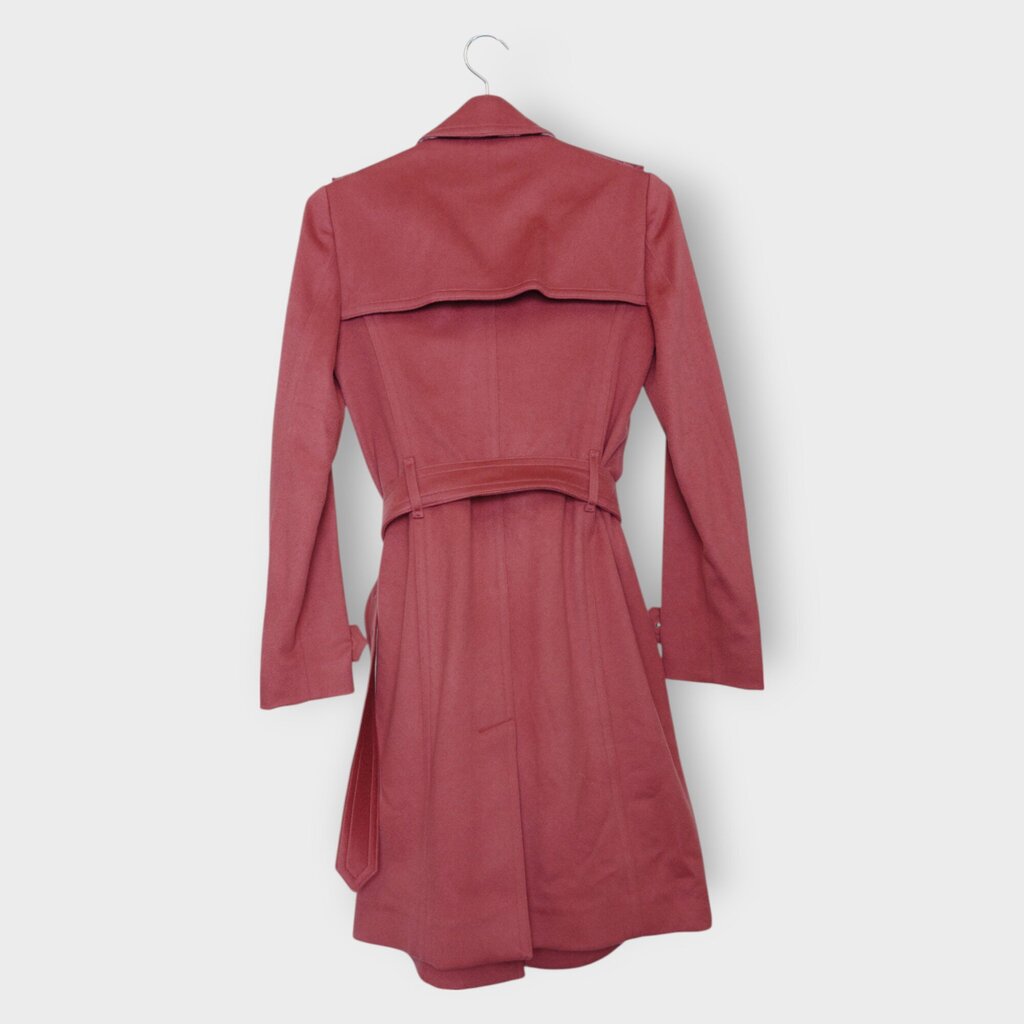 Cashmere Belted Trench Coat