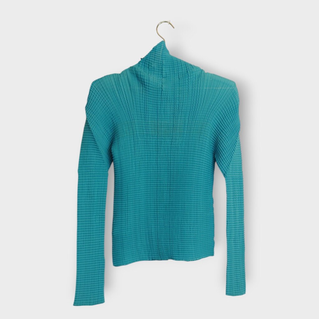 Perma Pleat Green Stripe Shirt