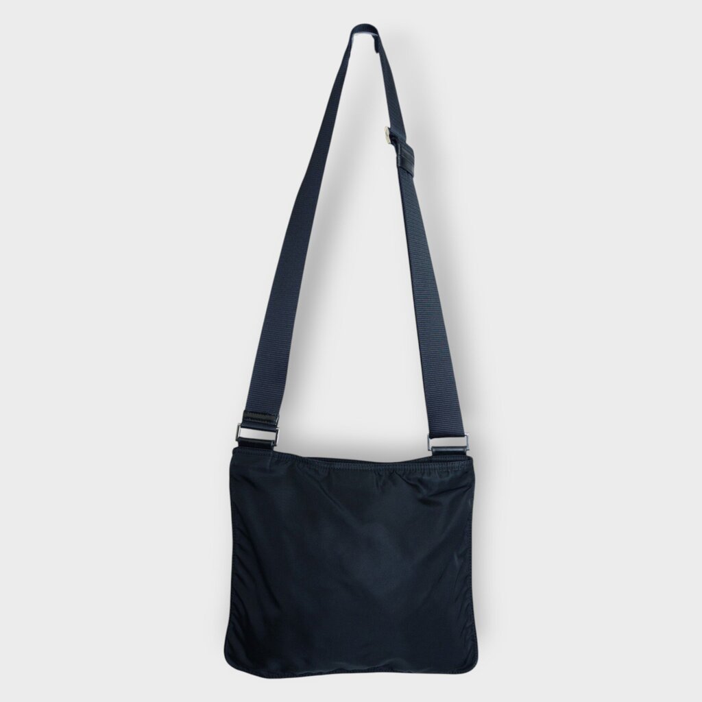 Black Nylon Crossbody Bag