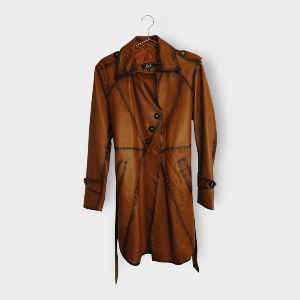 Button Belted Coat