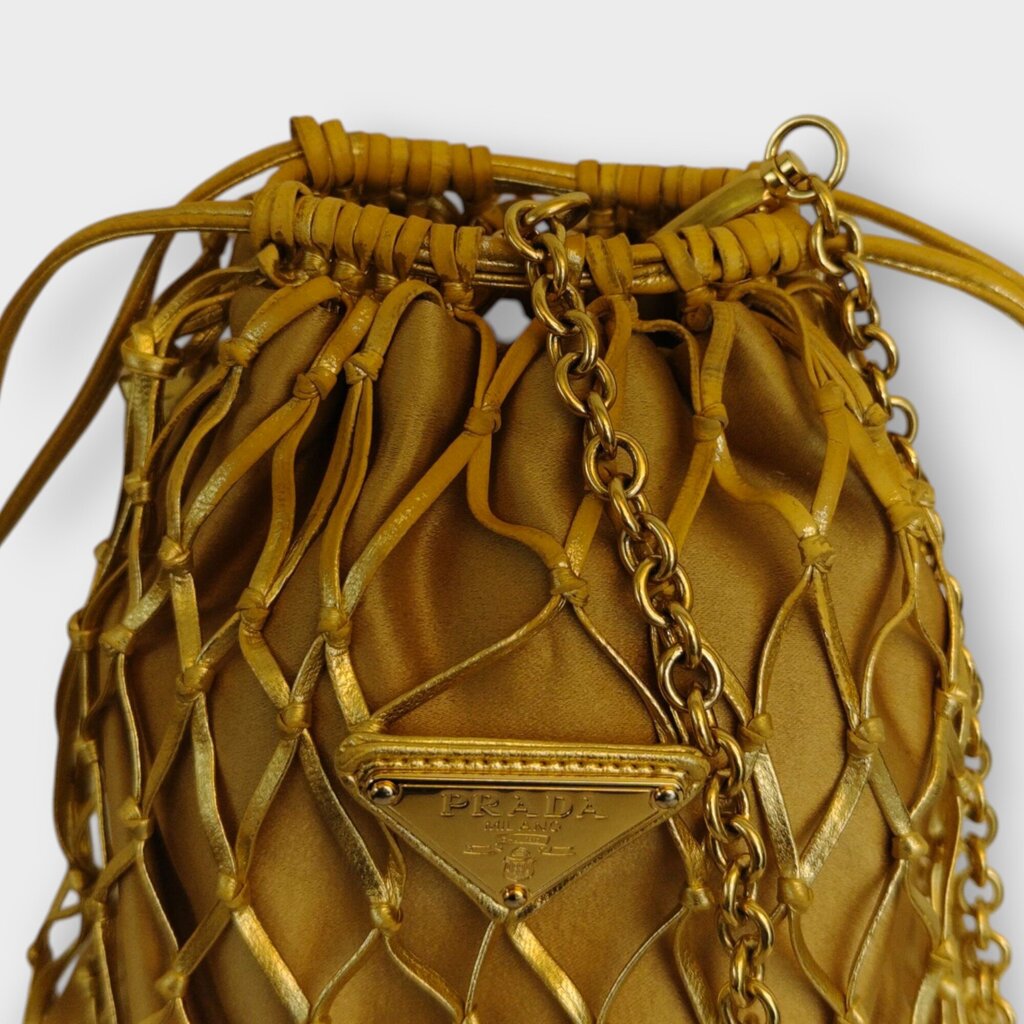 Raso Mesh Satin Bag
