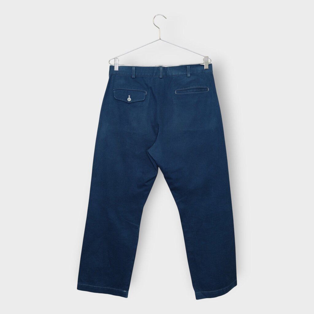 2001 Blue Cotton Drill Bowed Leg Pants