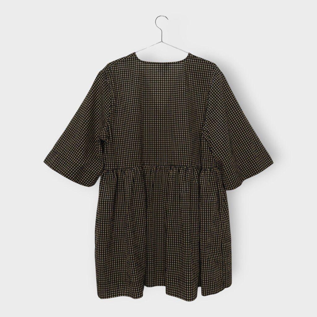 Check Smock Dress