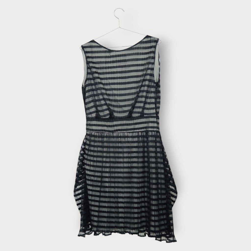 Mesh Layered Midi Dress