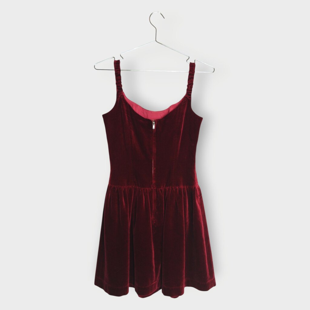 Velvet Peplum Dress