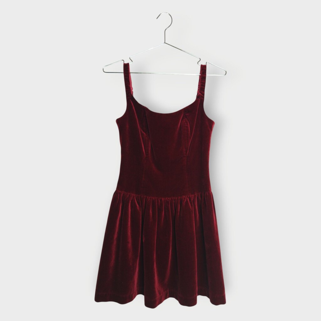 Velvet Peplum Dress