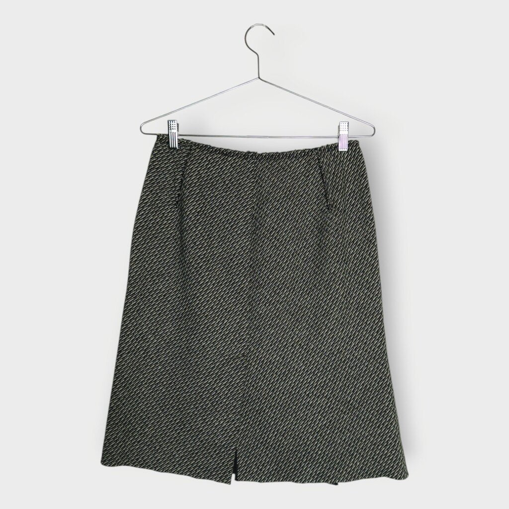 Wool Midi Skirt