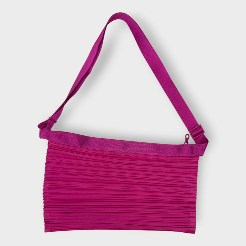 Pleated Pouch Crossbody