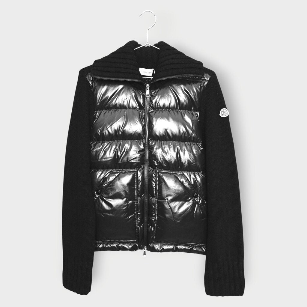 Padded Wool Cardigan