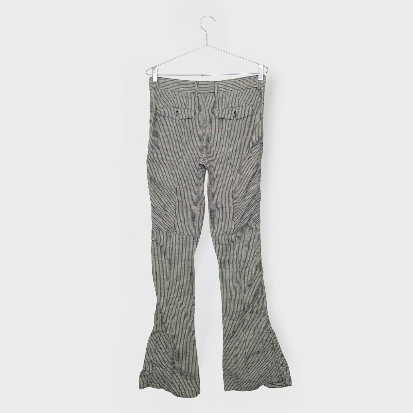 Stripe Gathered Paija Flared Pants