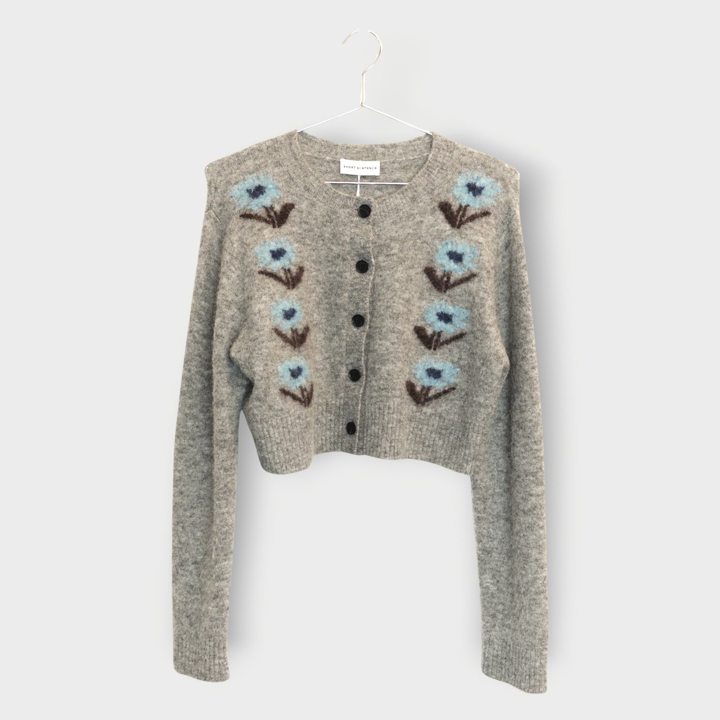 Wool Flower Cardigan