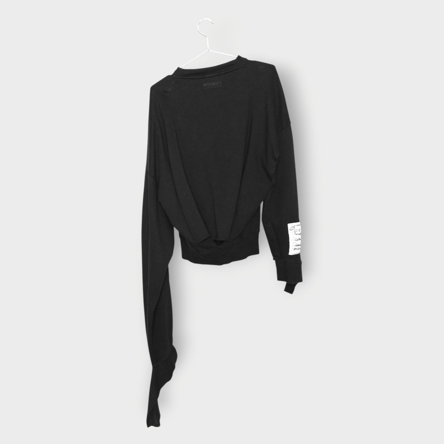 Cotton Cutout Sweatshirt
