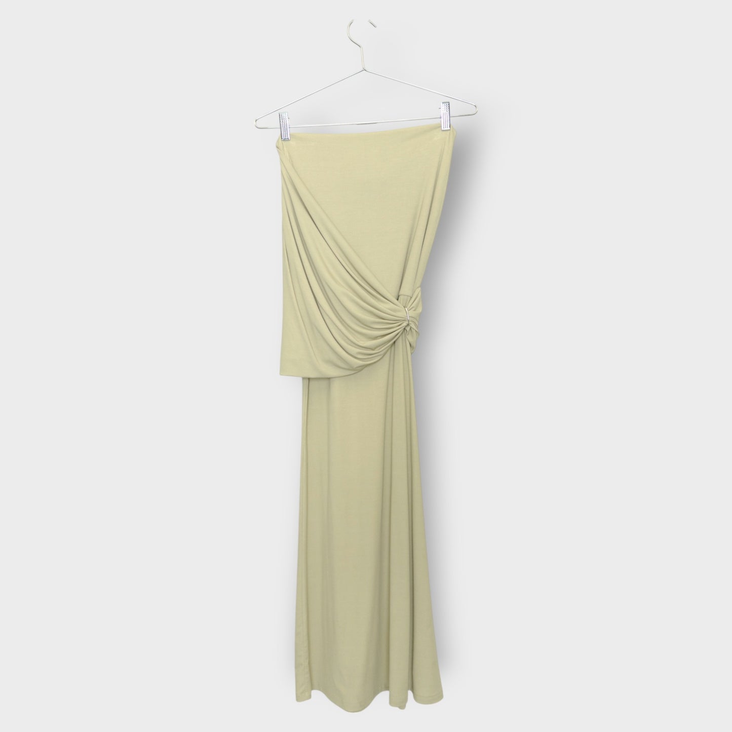 Asymmetric Draped Aria Maxi Skirt