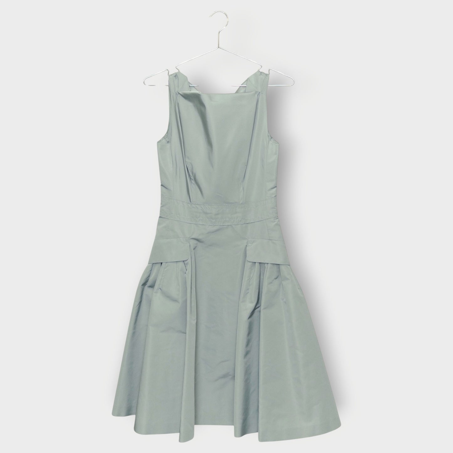 Square-Neck A-Line Dress