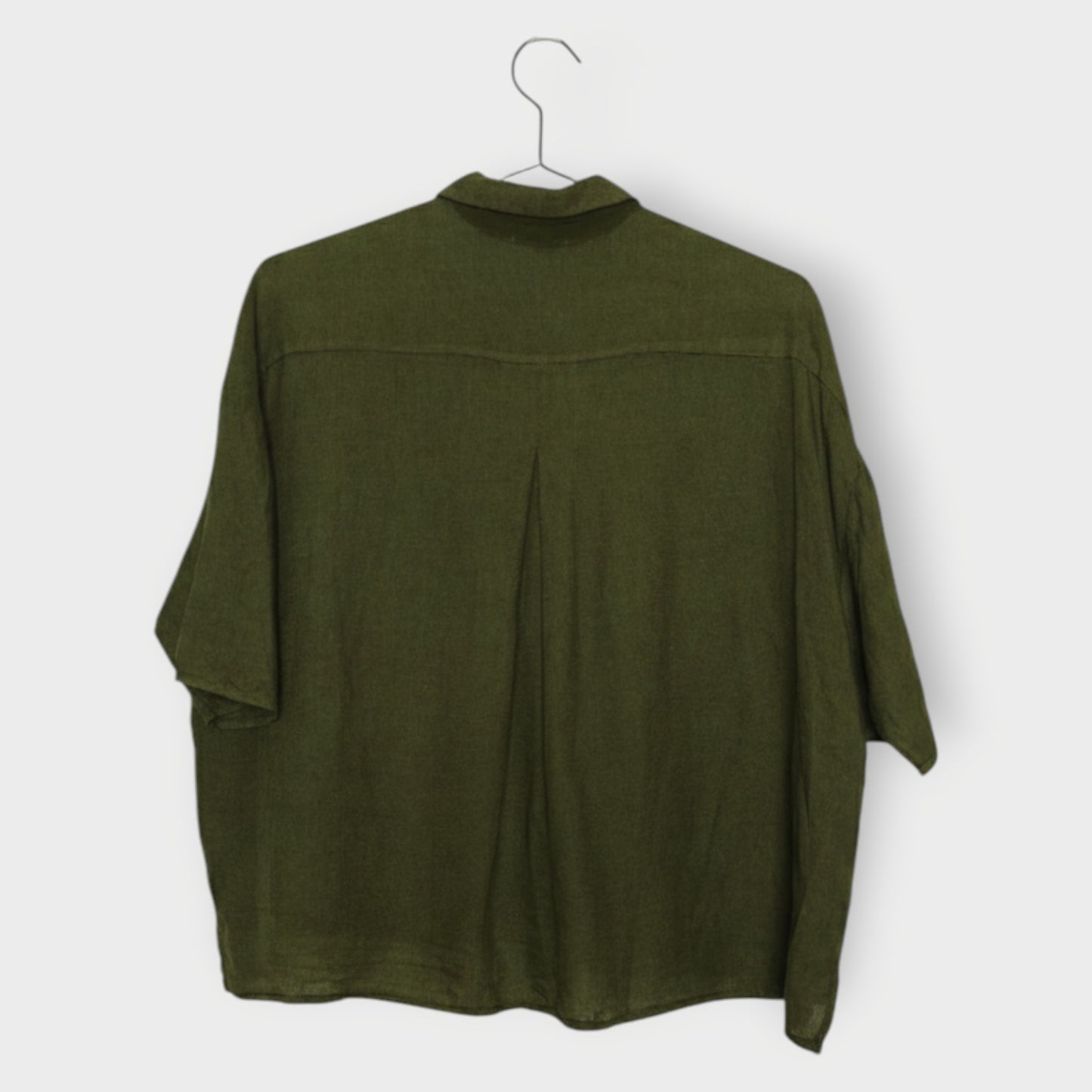Linen Boxy Pocket Shirt