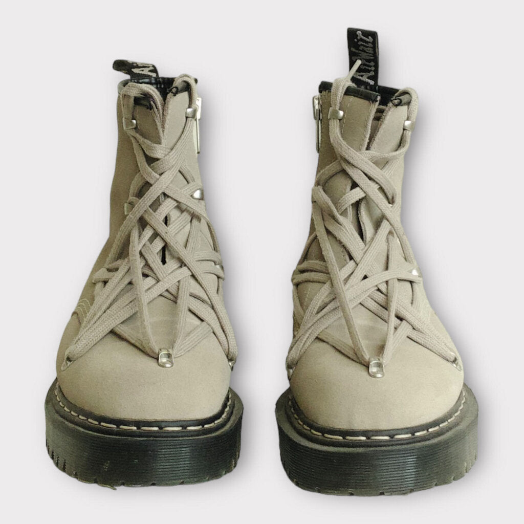 Grey Suede 1460 Boots