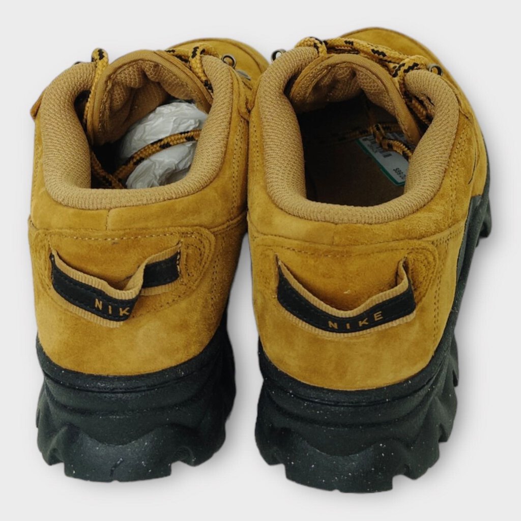 Caramel Brown Suede Black Platform Lahar Hiking Sneaker