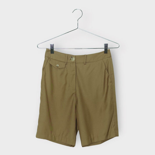 Tan Brown Longline Short