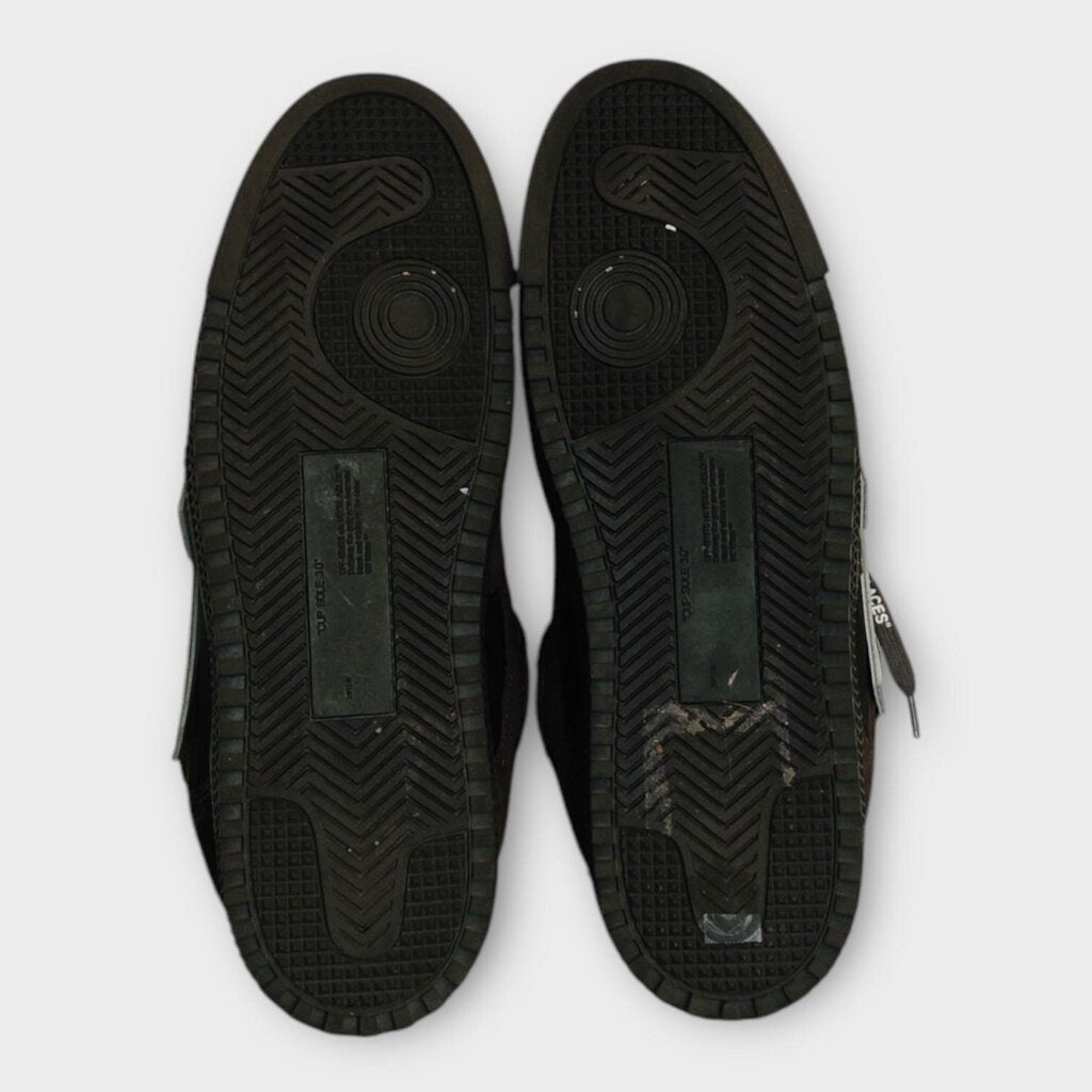 Black & Brown Suede Off Court Sneakers & Box