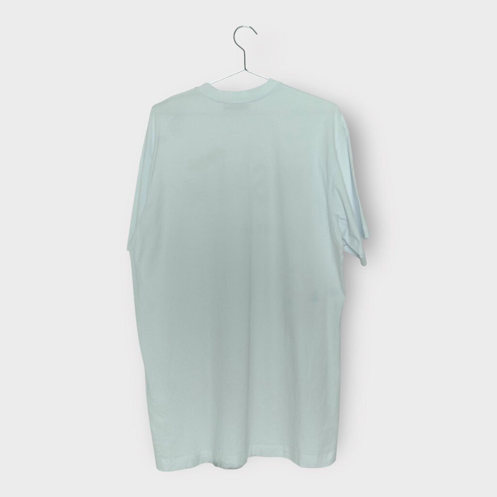 White Painted Logo T-shirt Dress