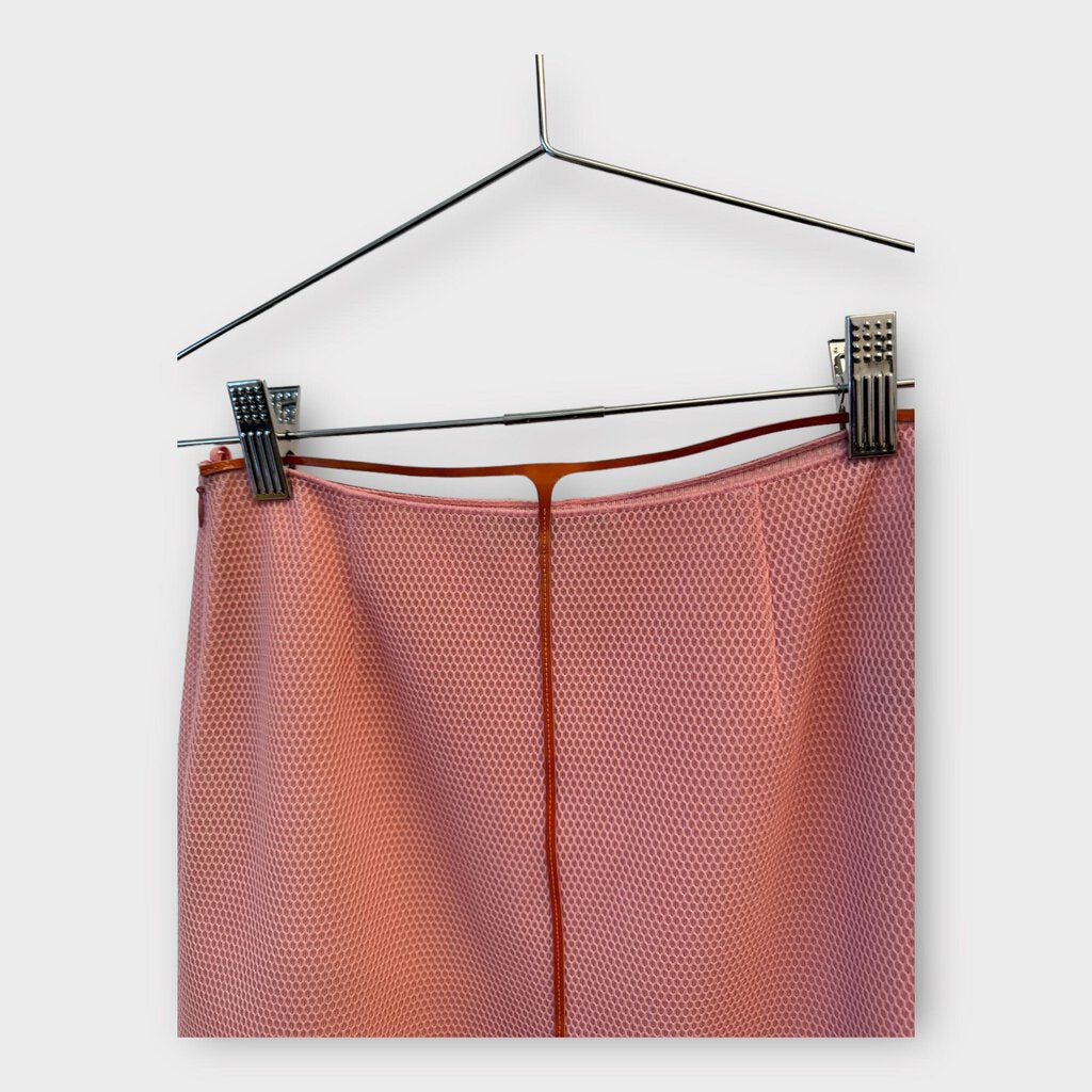 Prada Pink Mesh Thong Skirt