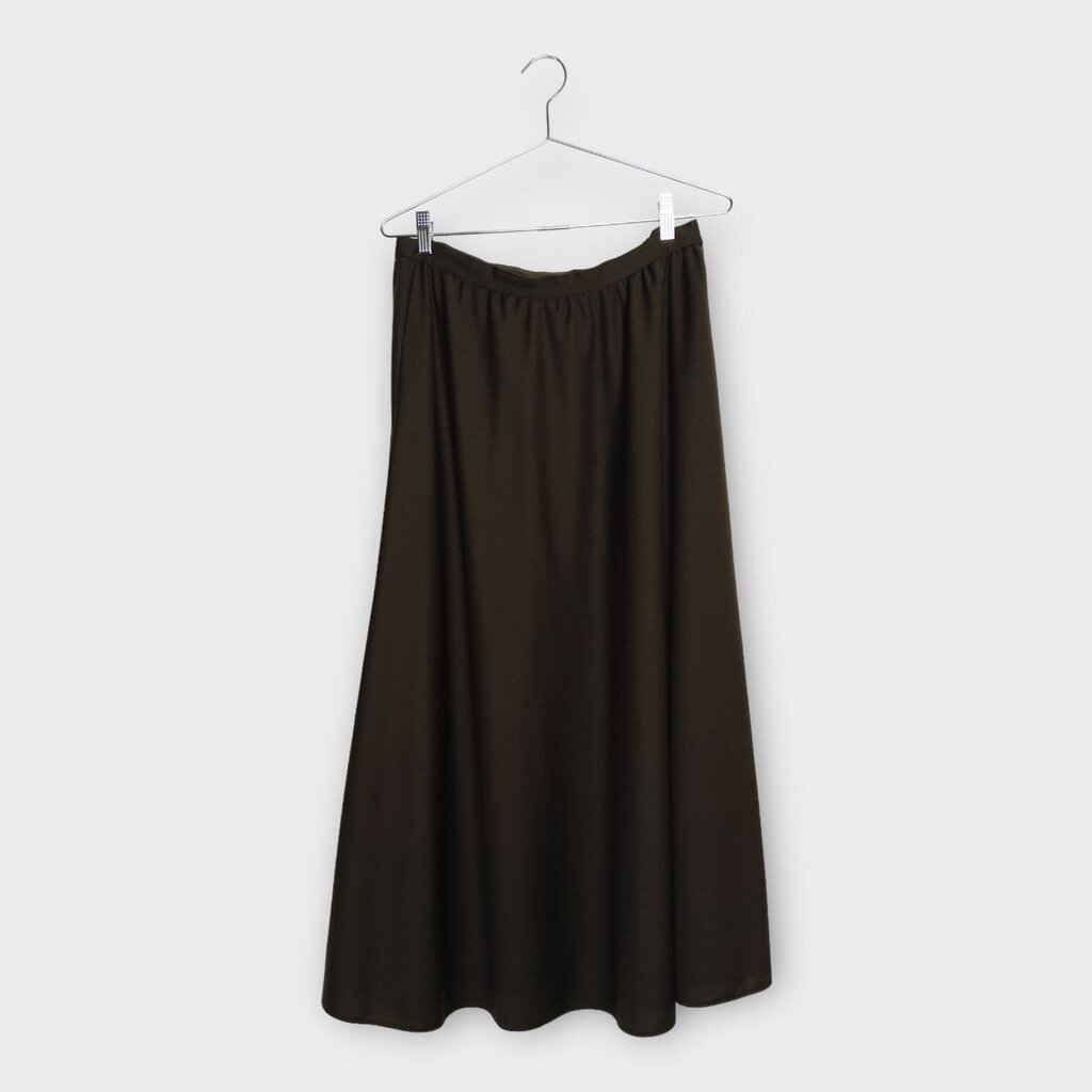 Dark Brown Maxi Skirt