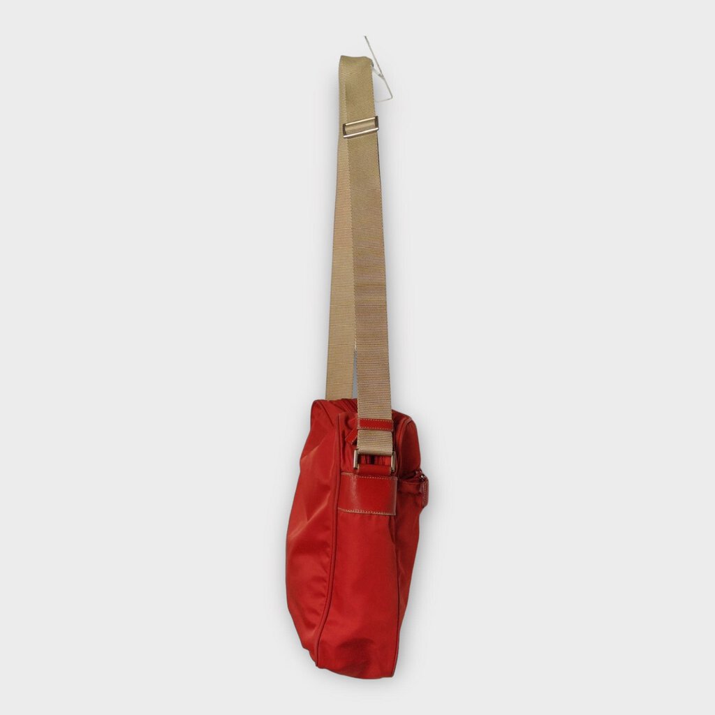 Red Nylon Crossbody