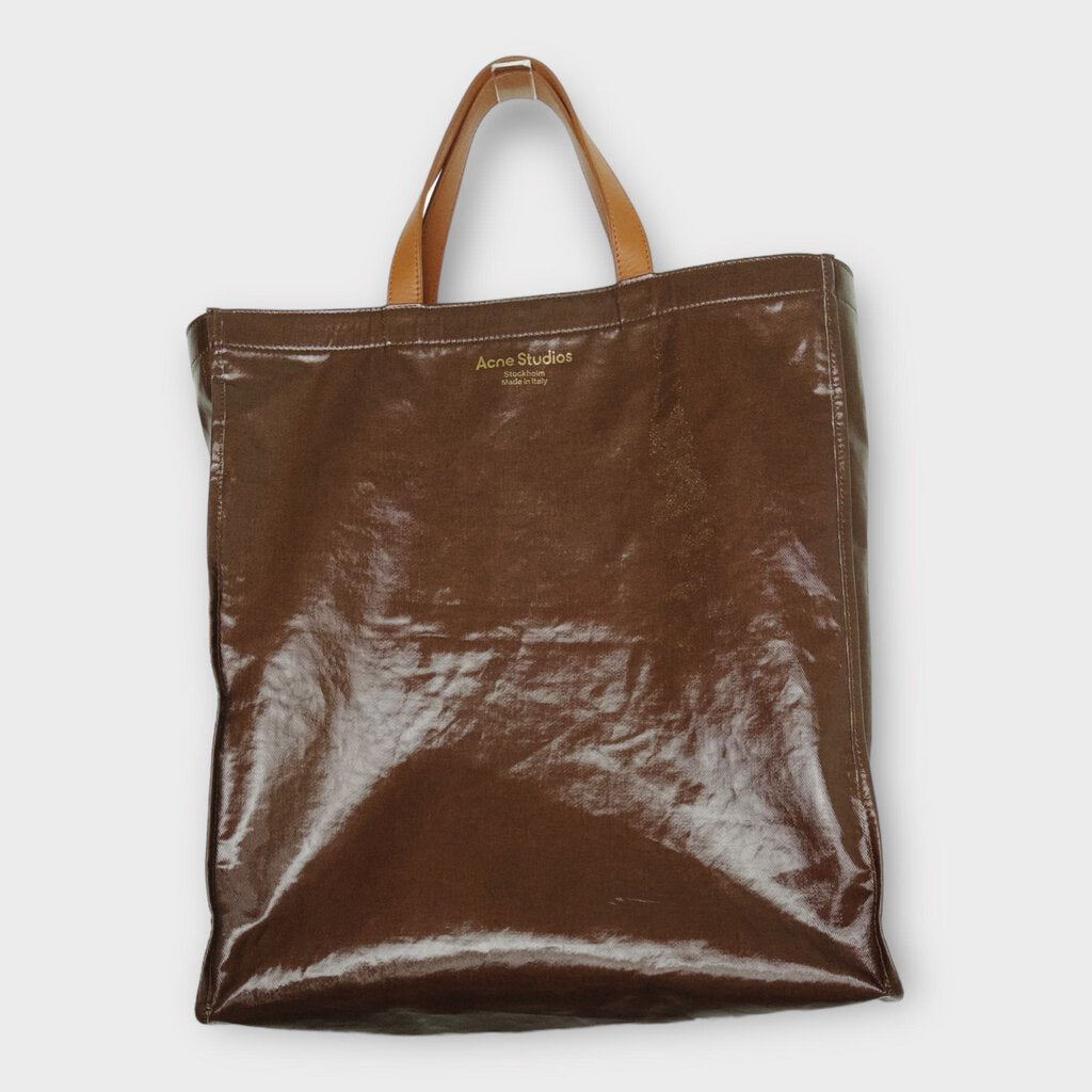 Brown Shiny Tote