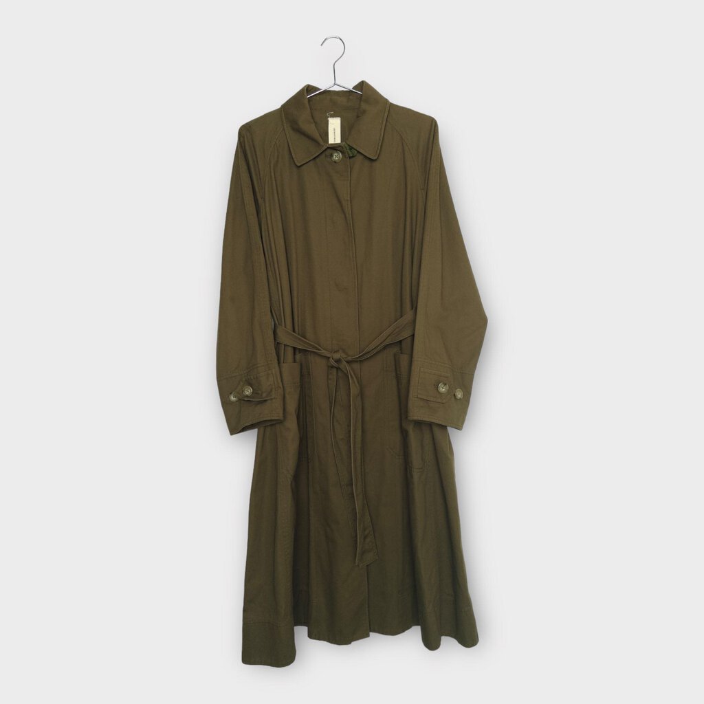 Khaki Drill Trench Coat