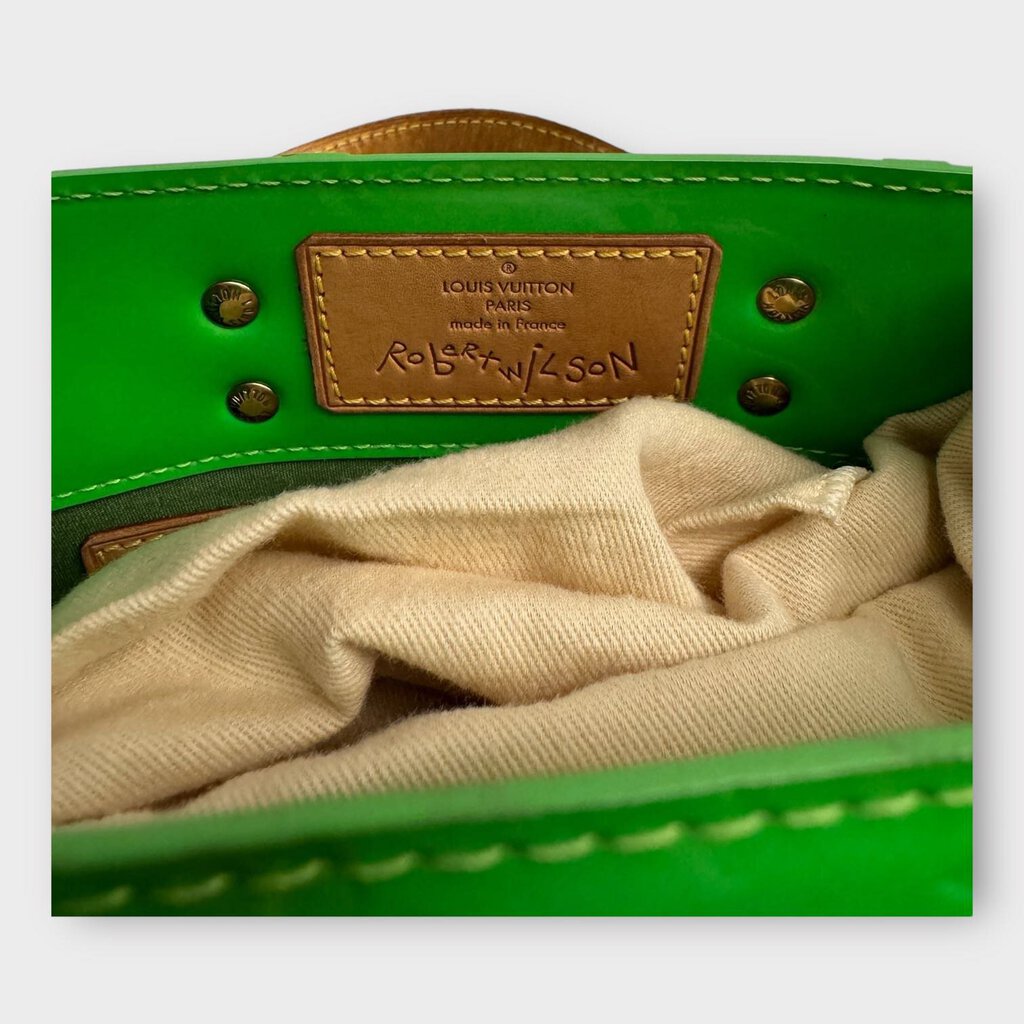 Green & Orange Vernis Fluo Reade PM Bag