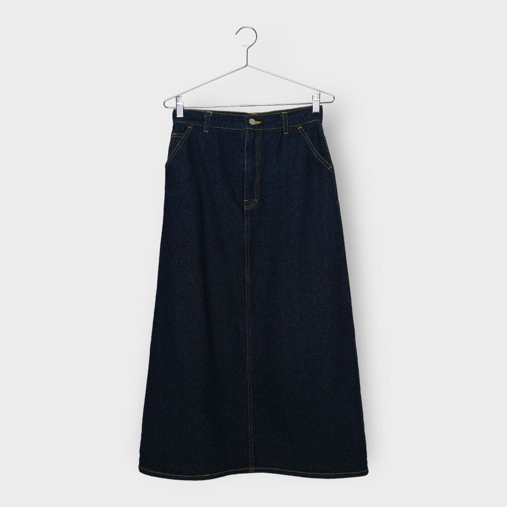 Mid Wash Denim Aline Midi