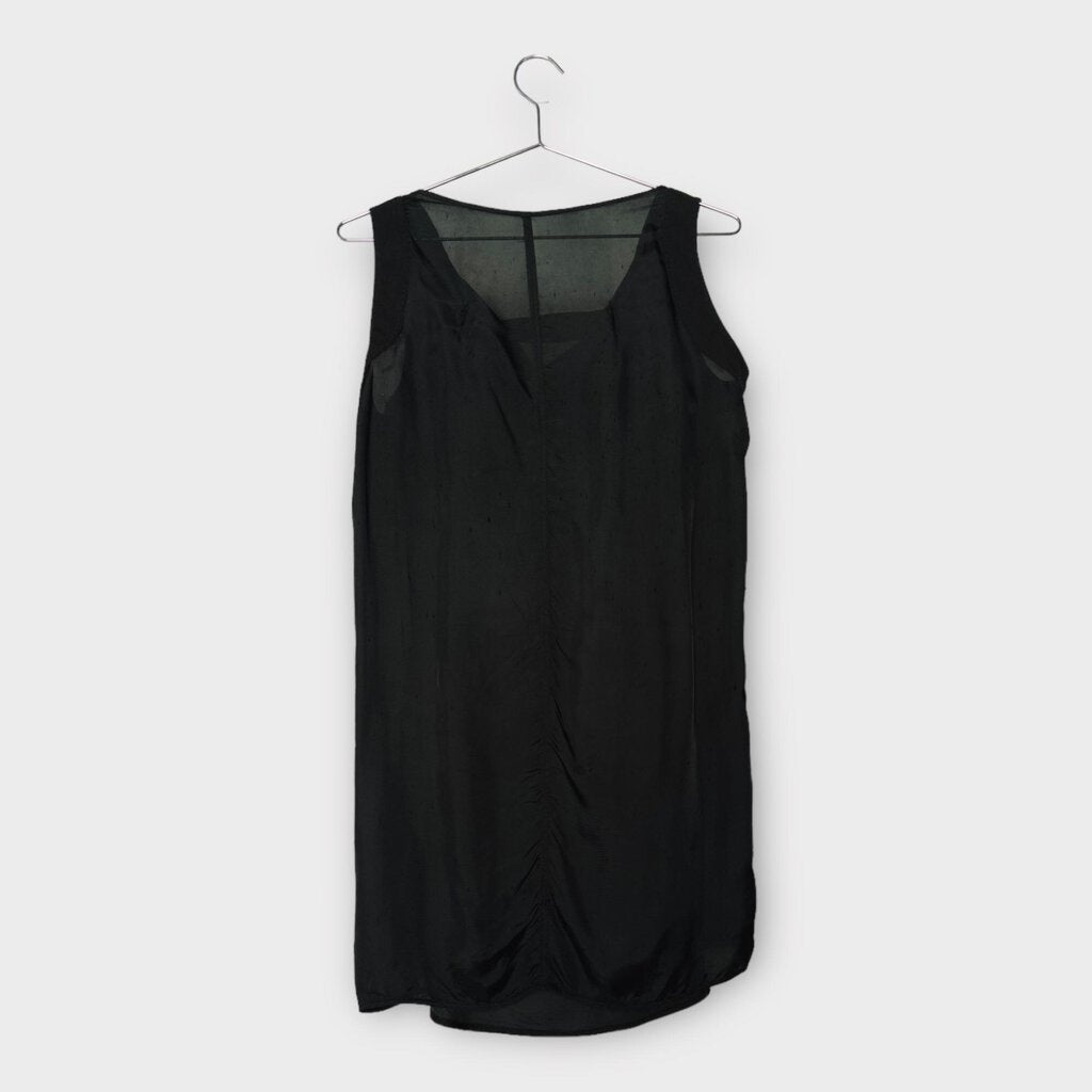 Black Harness Shift Mini Dress