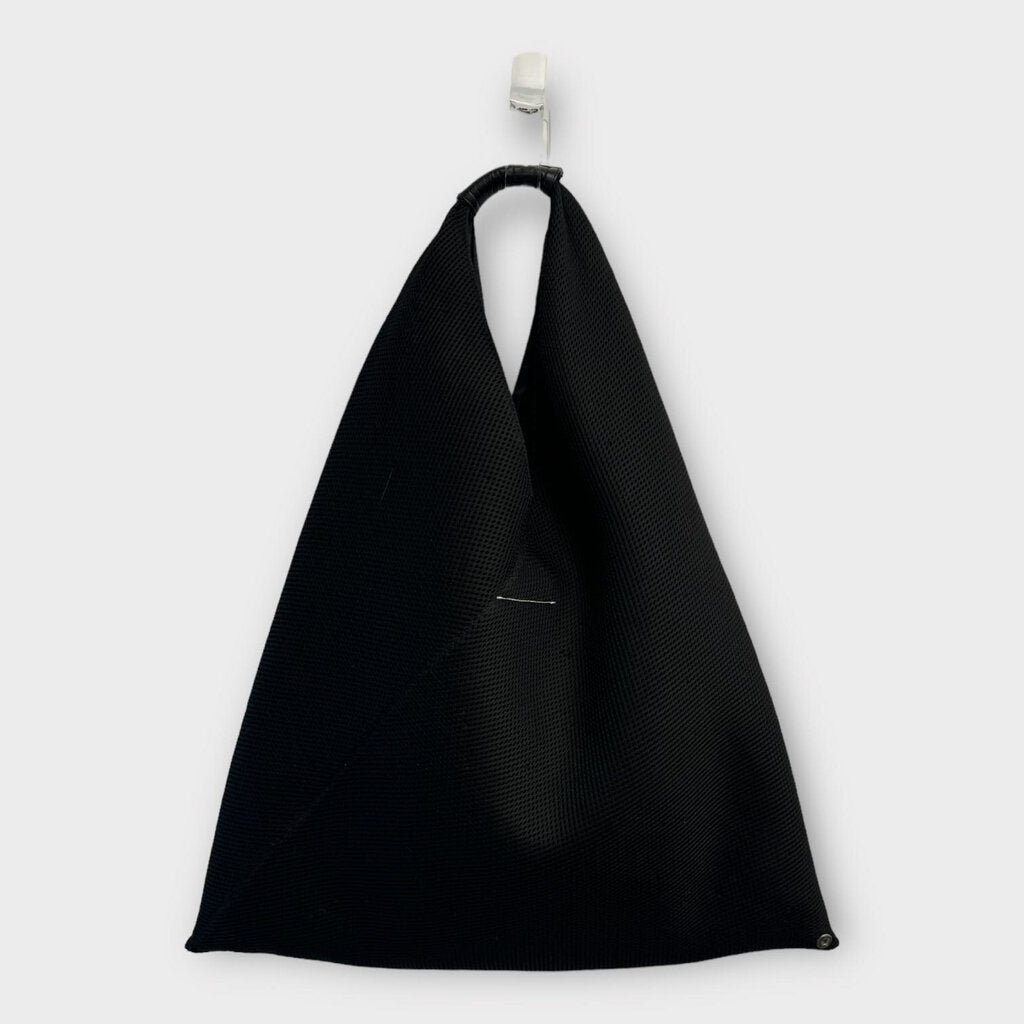 Black Mesh Triangle Tote