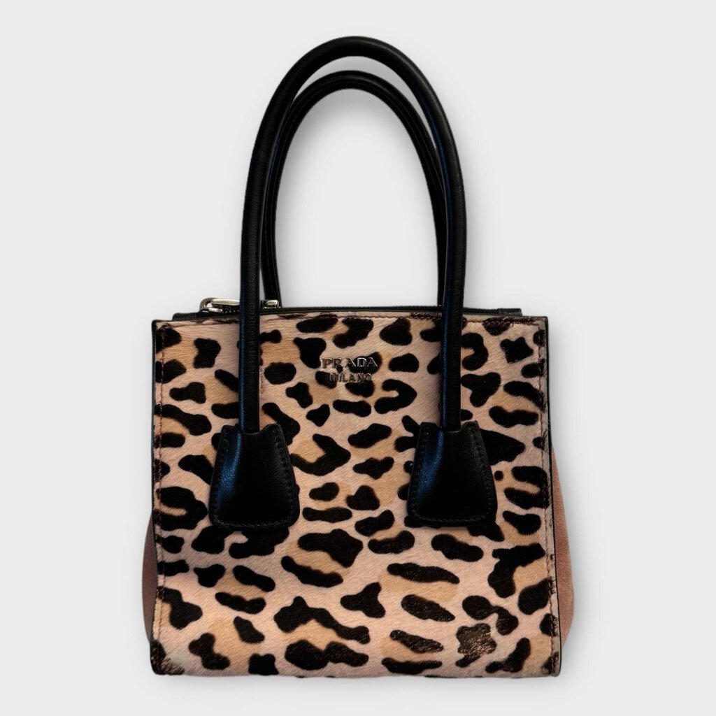 Prada Pink Leopard Print Bag