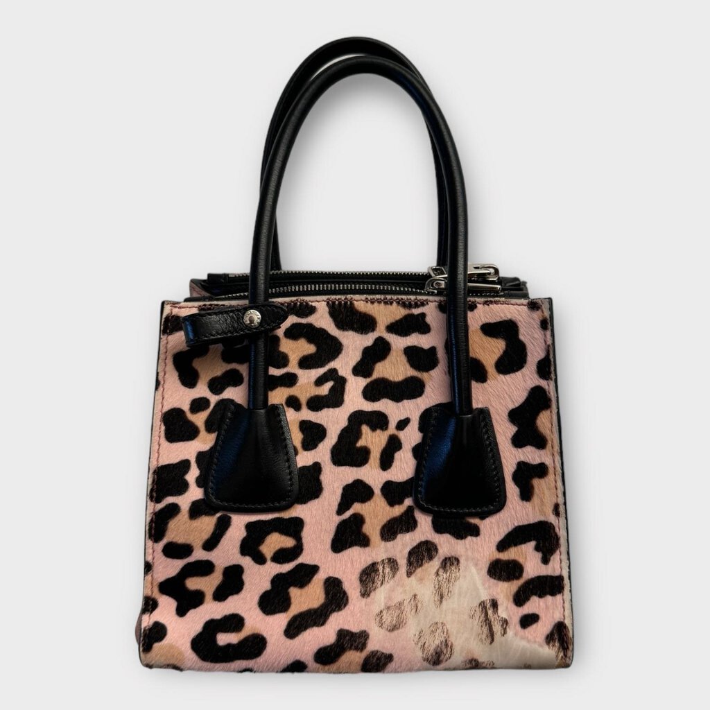 Prada Pink Leopard Print Bag