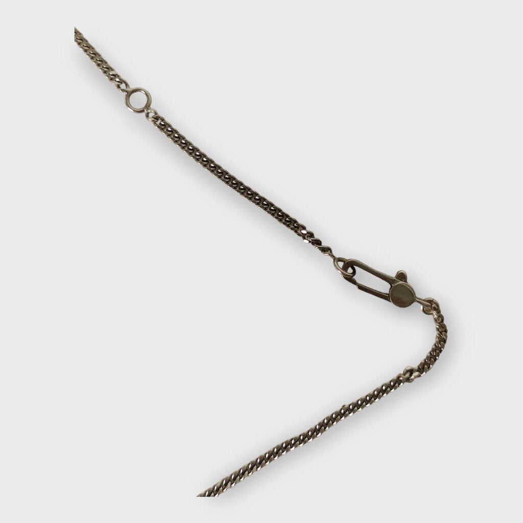 Silver Ghost Pendant Necklace