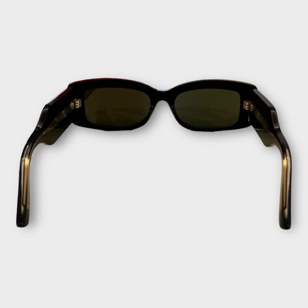 Gucci Black Chunky Rectangular GG1528S Sunglasses