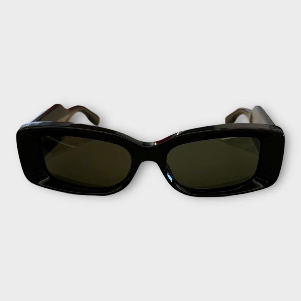 Gucci Black Chunky Rectangular GG1528S Sunglasses