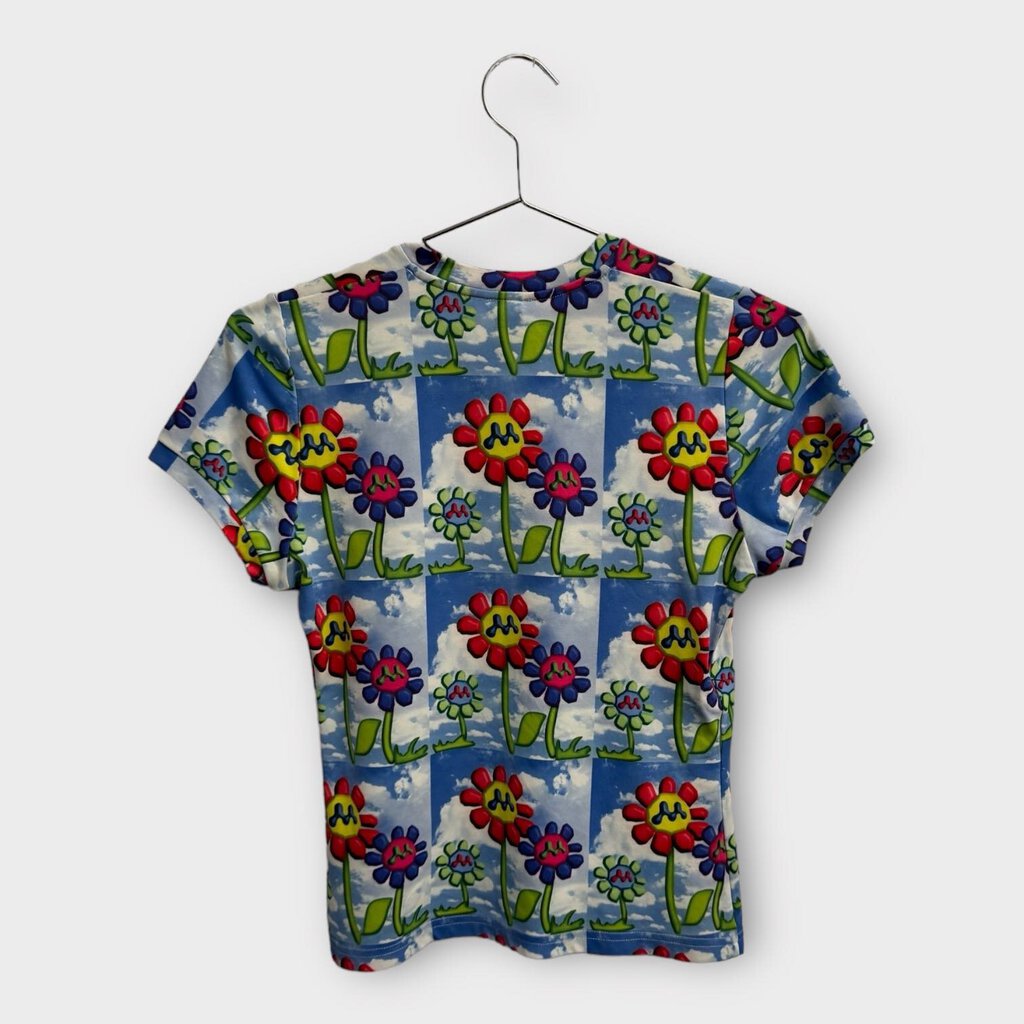 Digital Flower Print Tee