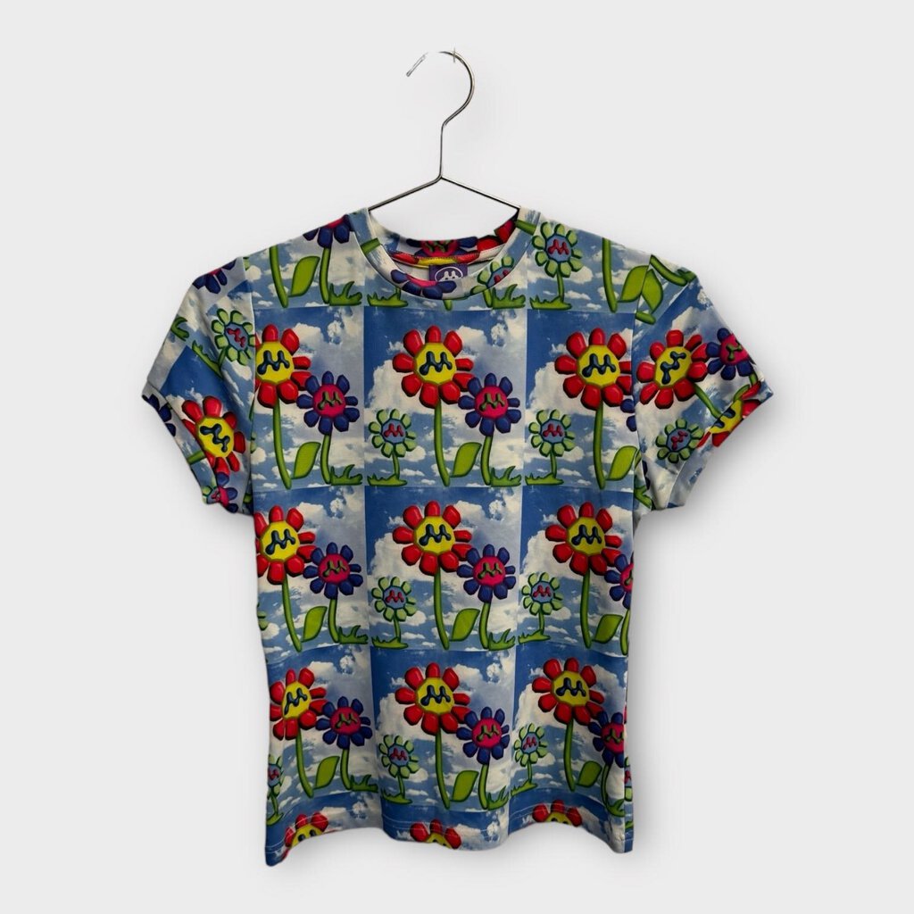 Digital Flower Print Tee
