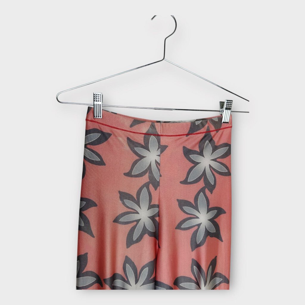 AS IS Orange Flower Print Leggings